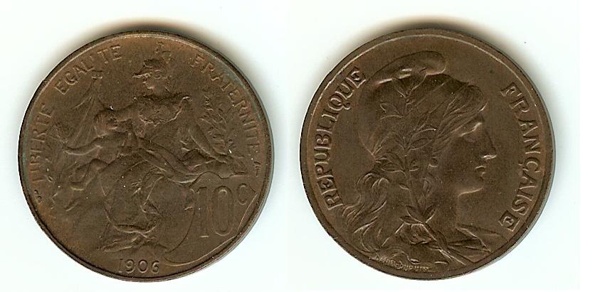 10 centimes Daniel-Dupuis 1906 SUP++
